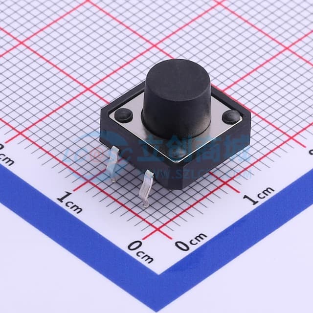 12*12*8.5mm 直插 轻触开关 【轻触】实物图