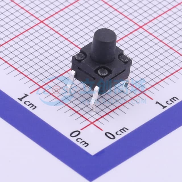 6.2*6.2*7.5mm 直插 轻触开关 【轻触】实物图