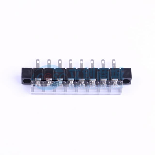 9.5mm 1x8P 每排P数:8 排数:1 直针 中脚 【插件】实物图
