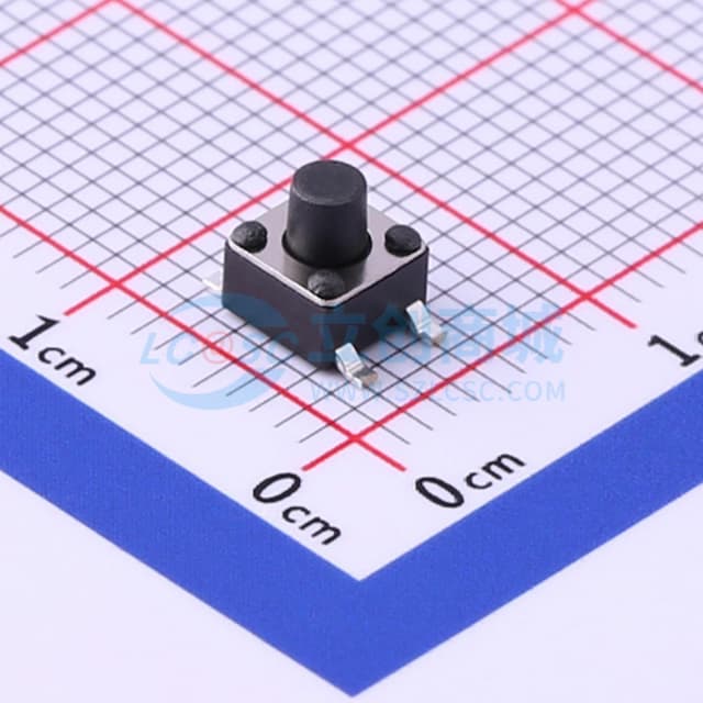 4.5*4.5*5mm 立贴 轻触开关实物图