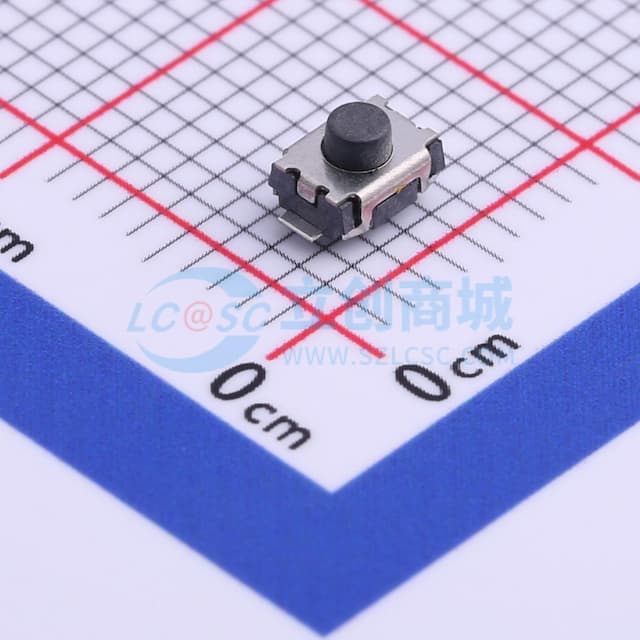 4*3*2.5mm 立贴 轻触开关实物图