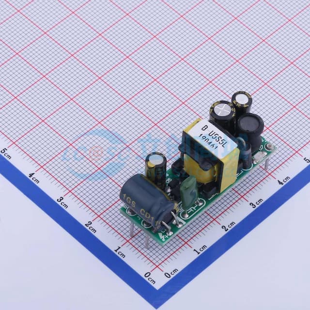 ESHION(禹舜)裸板开关电源 5V800mA电源模块(输入输出带针) 【插件】实物图