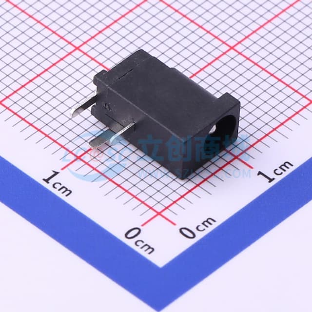 DC电源插座 内径:1.65mm 外径:4.2mm 【插件】实物图