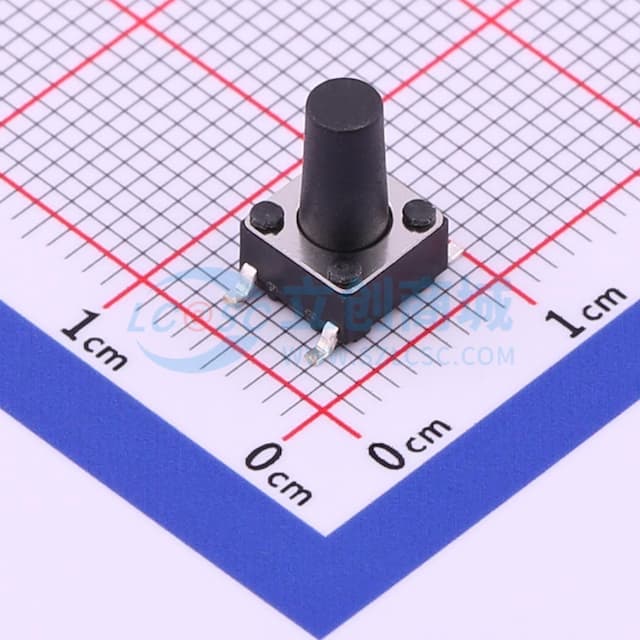 停产 6*6*10mm 立贴 轻触开关实物图
