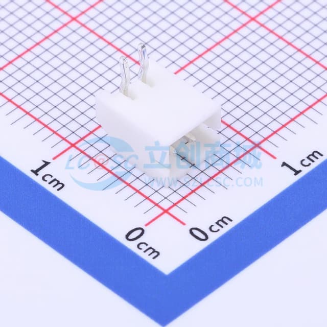 1x2P 间距:2mm 弯插实物图