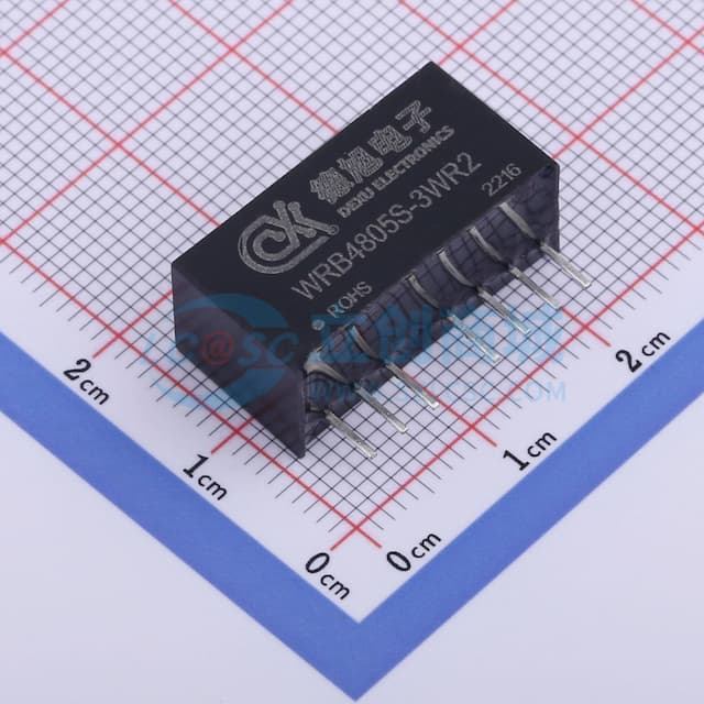 3W宽电压输入隔离稳压单路正输出DC-DC模块电源【插件】实物图