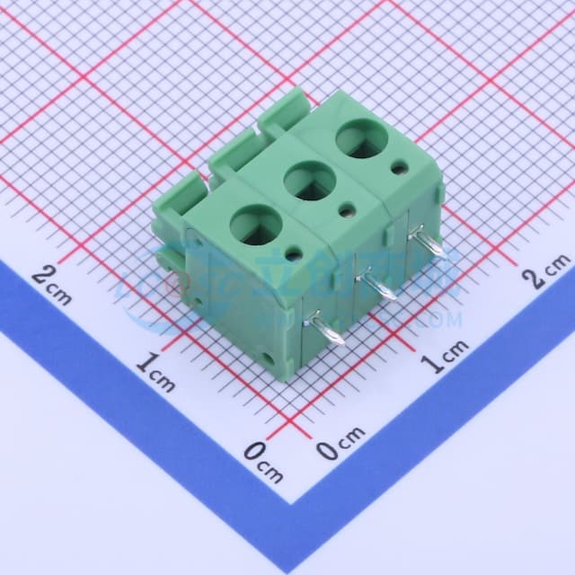 1x3P 5mm 每排P数:3 排数:1 【弹簧】实物图