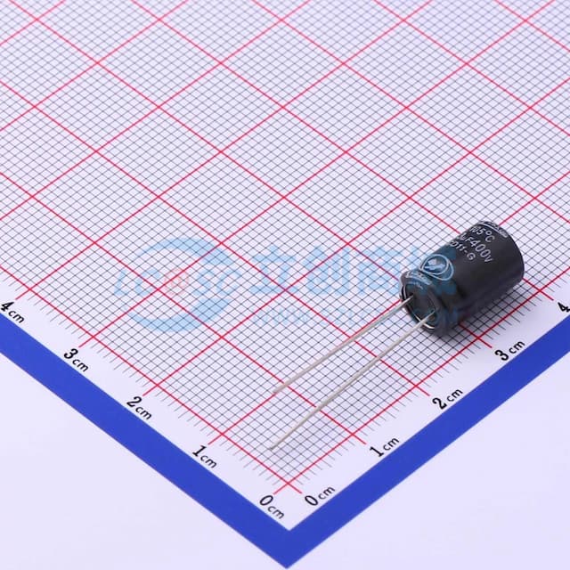 3.3uF ±20% 400V 【插件】实物图