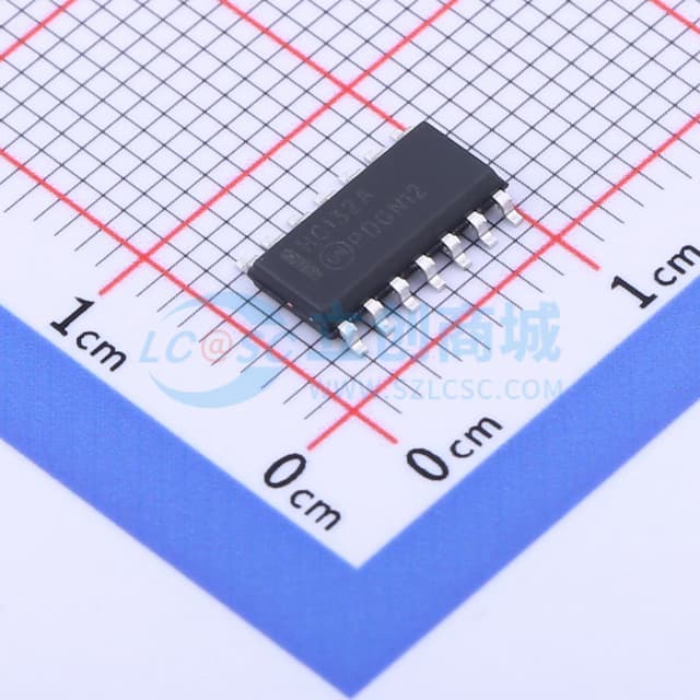 四2输入与非施密特触发器实物图