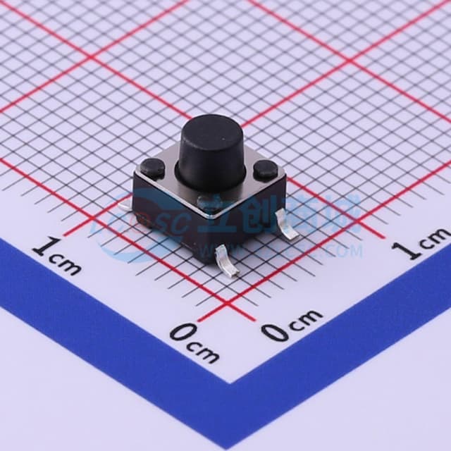 6*6*6mm 立贴 轻触开关实物图