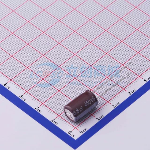 6.8uF ±20% 450V实物图