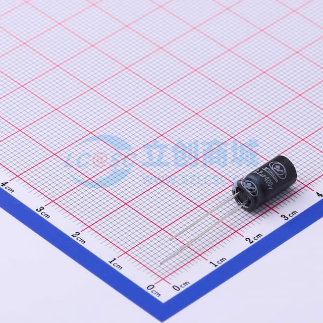 2.2uF ±20% 400V 【引线】实物图