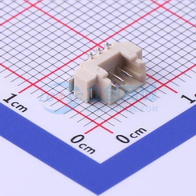 1x3P 间距:1.25mm 立贴实物图