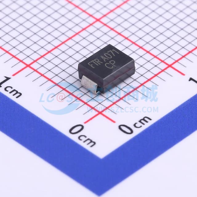 双向TVS 36V截止 峰值浪涌电流：10.4A实物图