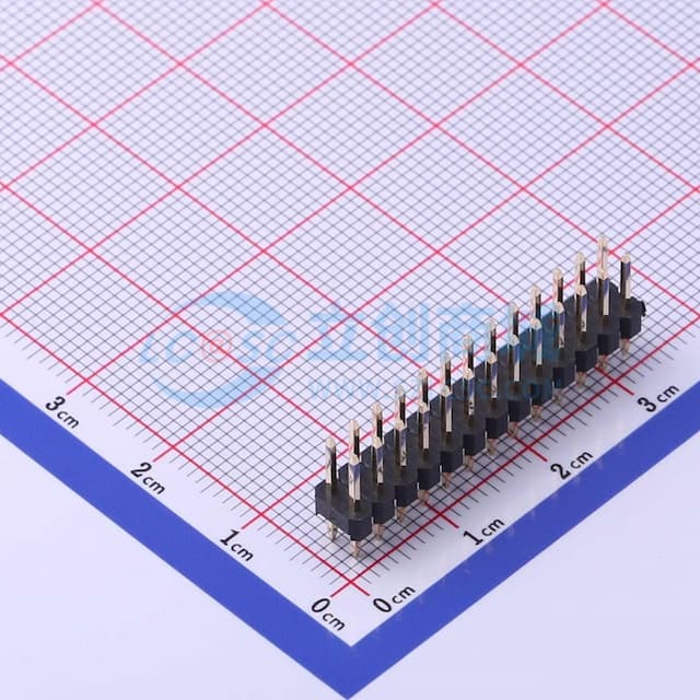 2x13P 间距:2.54mm 方针 【排针】实物图