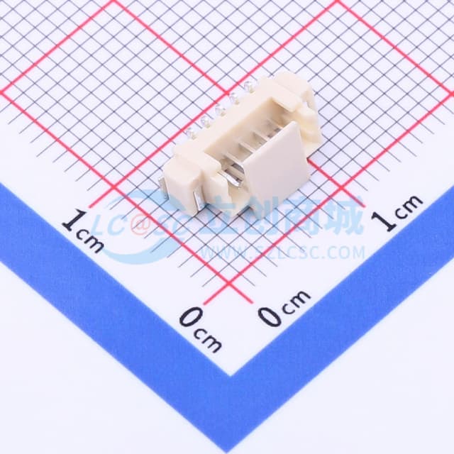 1x5P 间距:1.25mm 立贴实物图