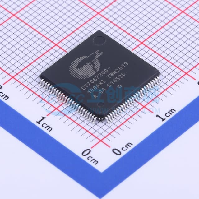 CY7C67300-100AXI实物图