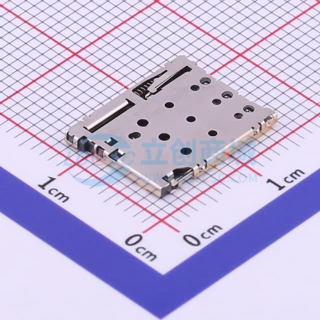 自弹式 NanoSIM卡 卡座实物图