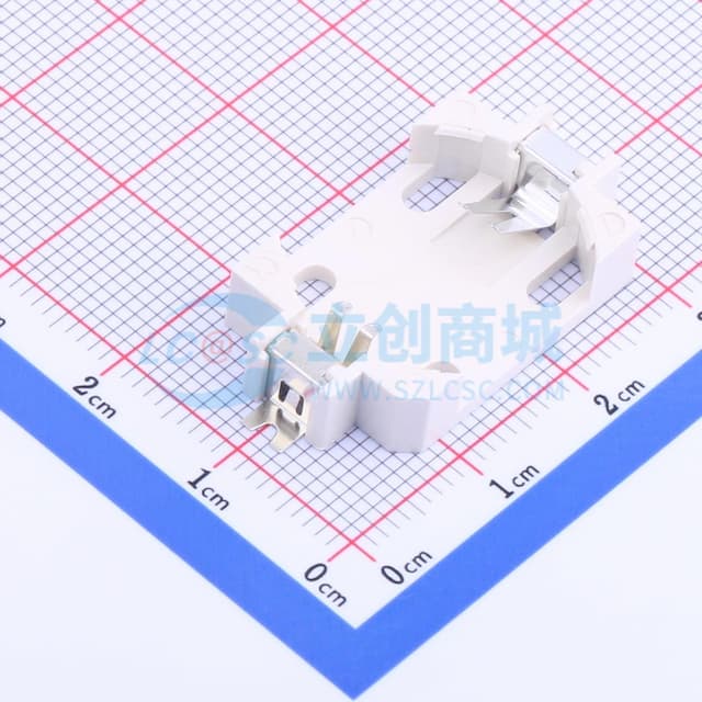 白色 适用CR2032电池底座实物图