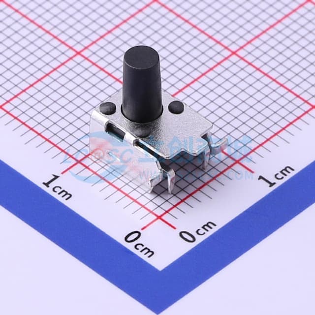 轻触开关6*6*10带支架贴片支架侧按按键250gf实物图