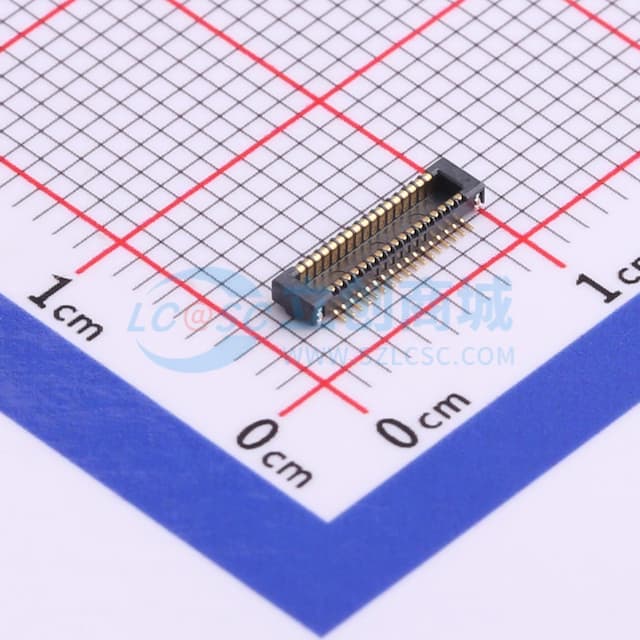 间距:0.4mm PIN:34P 公 立贴实物图
