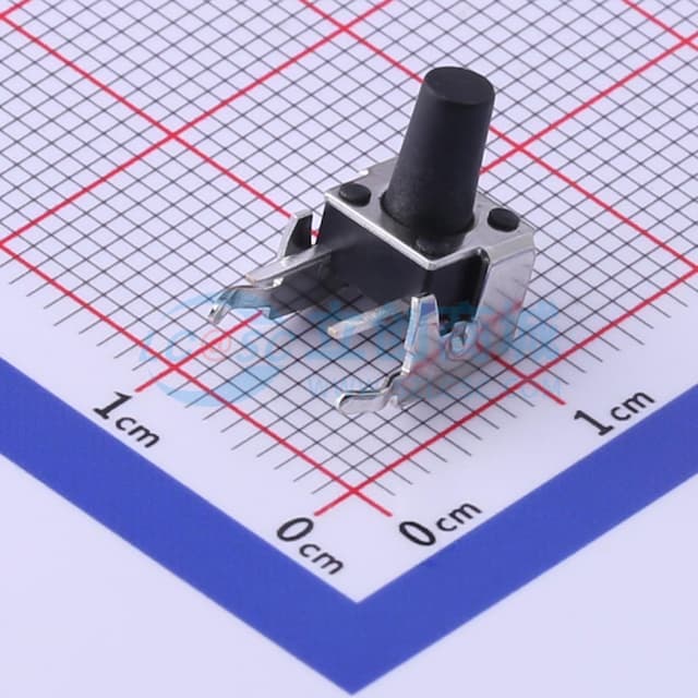 6*6*9.5mm 卧插 轻触开关 【轻触】实物图