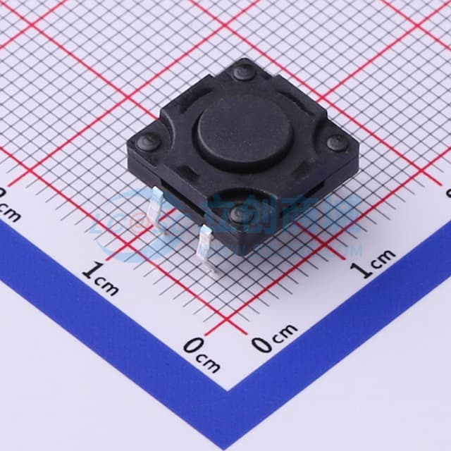 12*12*4.5mm 直插 轻触开关 【轻触】实物图
