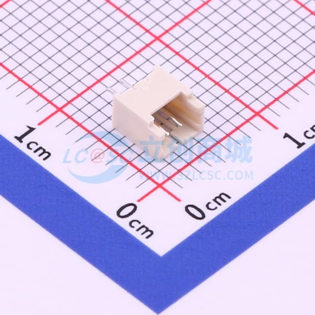1x2P 间距:1.25mm 直插 【插件】实物图