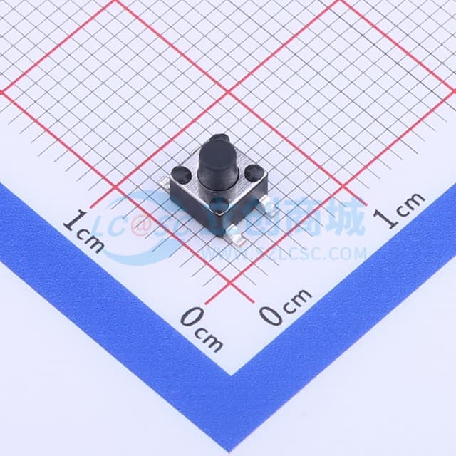 4.5*4.5*5mm 立贴 轻触开关实物图