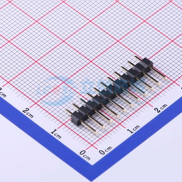 1x11P 间距:2.54mm 方针 【排针】实物图
