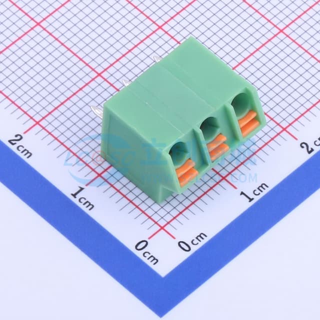 1x3P 5mm 每排P数:3 排数:1 【插件】实物图
