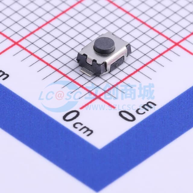 4*3*2mm 立贴 轻触开关实物图
