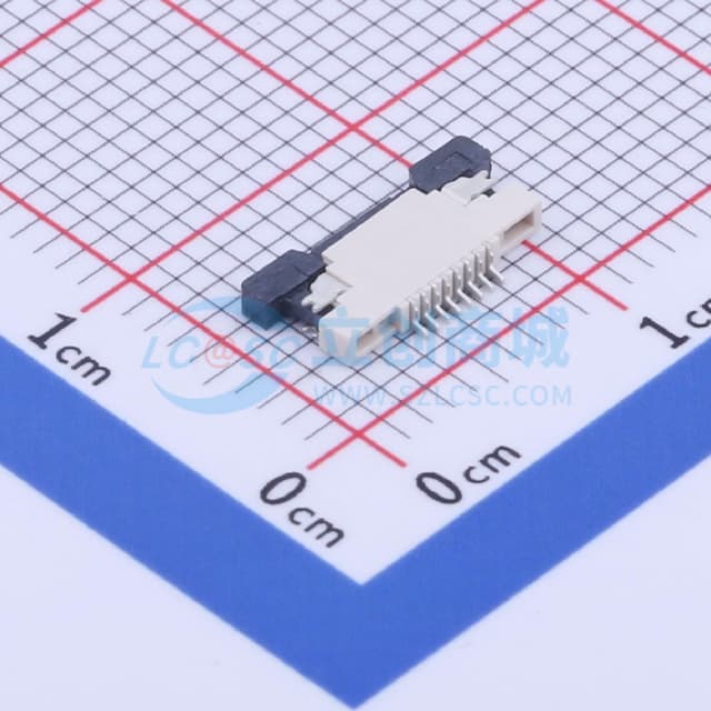 间距:0.5mm P数:8P 抽屉式 上接实物图
