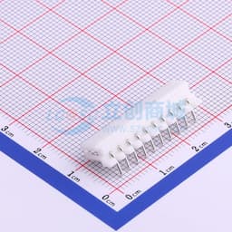 白色 1x10P 间距:2.5mm 弯插【插件】缩略图