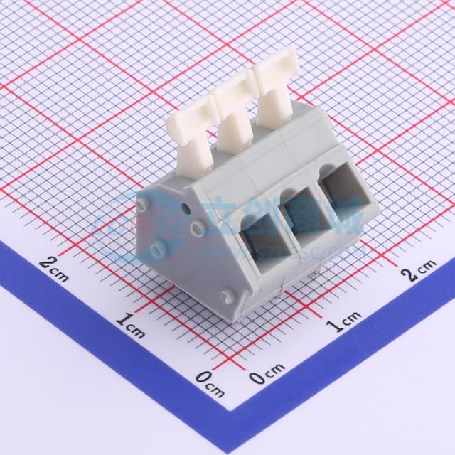 1x3P 5mm 每排P数:3 排数:1 【插件】实物图