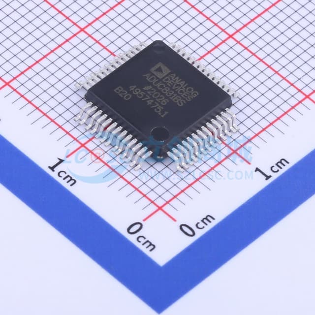 具有嵌入式62 KB闪存MCU的MicroConverter®、12位ADC和DAC实物图