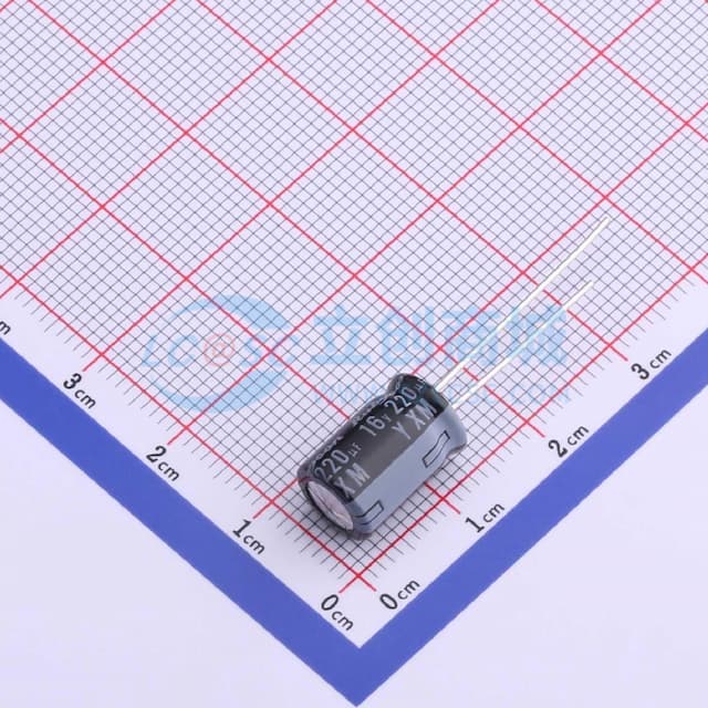 【插件】220uF ±20% 16V实物图