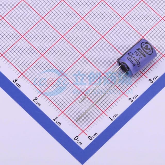 4.7uF ±20% 400V 【插件】实物图