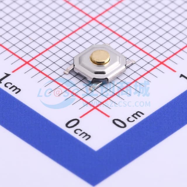 5.2*5.2*1.6mm 立贴 轻触开关实物图
