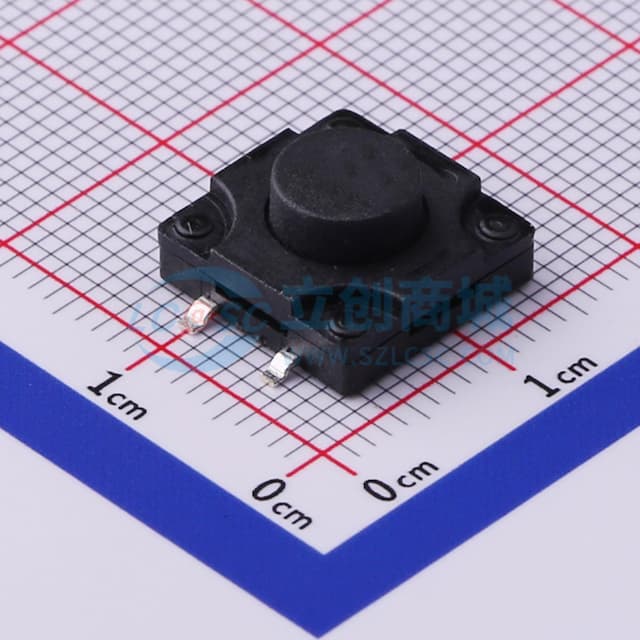 12*12*6mm 立贴 轻触开关实物图