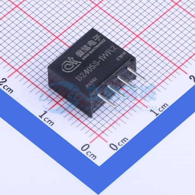 1W定电压输入隔离非稳压单路输出DC-DC模块电源【插件】实物图
