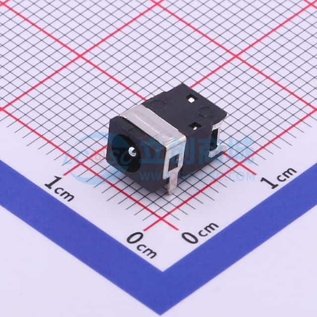 DC电源插座 内径:1.3mm 外径:3.7mm实物图