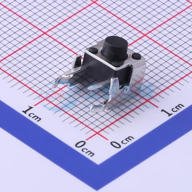 6*6*5.5mm 卧插 轻触开关 【轻触】实物图