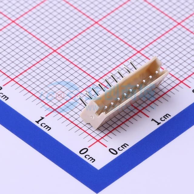 1x9P 间距:1.5mm 弯插【插件】实物图