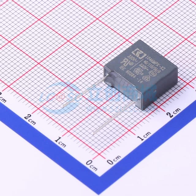 等级:X2 100nF ±10% 330V实物图