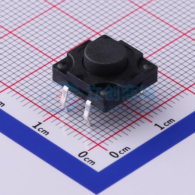 12*12*6mm 直插 轻触开关 【轻触】实物图