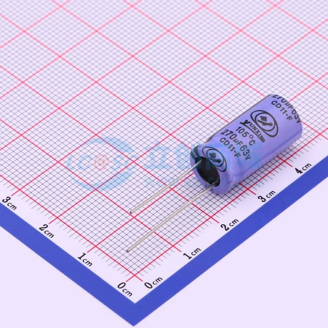 270uF ±20% 63V实物图