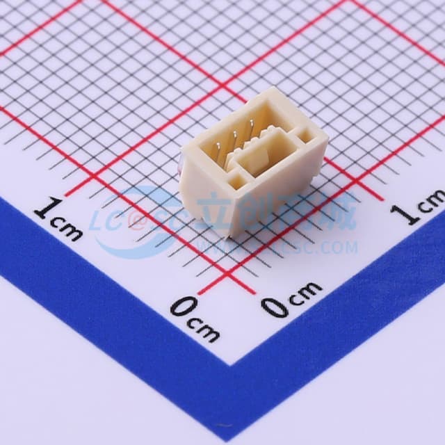 1x3P 间距:1.25mm 卧贴实物图