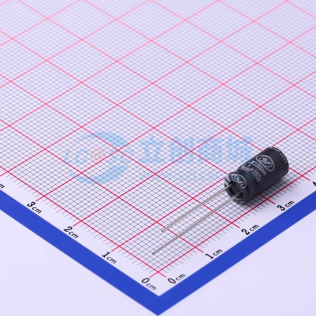4.7uF ±20% 160V 【引线】实物图