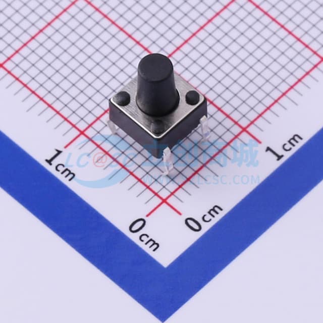 6*6*8.5mm 直插 轻触开关 【轻触】实物图